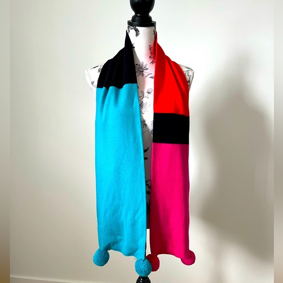NWOT Kate Spade ♠️ Colorblock Scarf - Picture 1 of 3